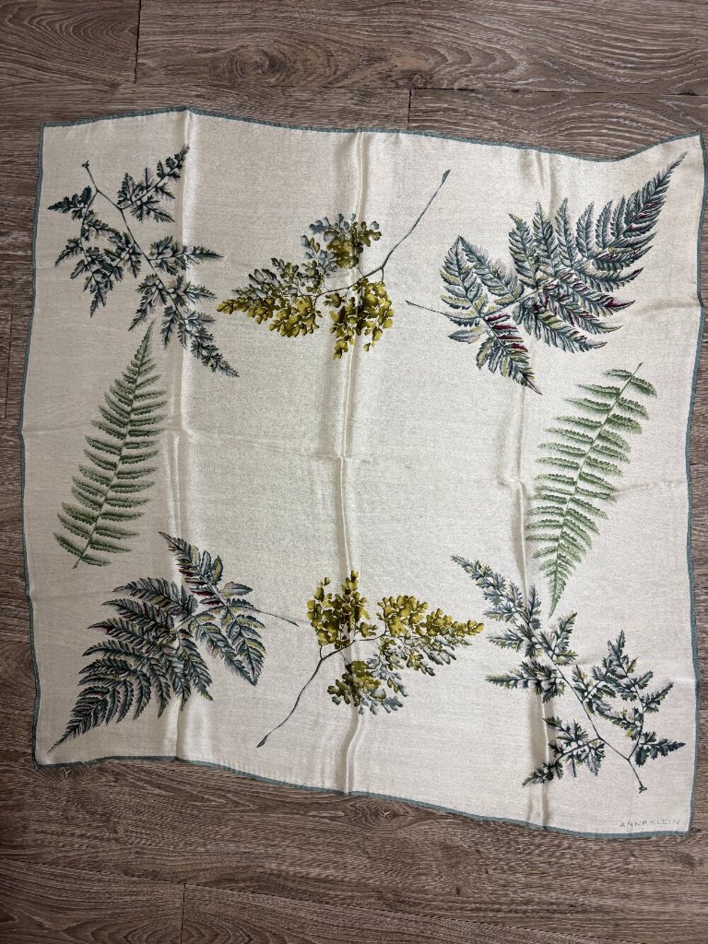 Anne Klein Silk Scarf 35" x 35"